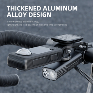 Support avant CYCLAMI S16 : Support de lampe pour VTT/Vélo de route, support de caméra 360° et support d'ordinateur pour IGPSPORT/XOSS/Garmin/Meilan - Product Image 3