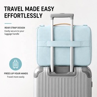 Sac d'ordinateur portable professionnel léger en gros avec poignée, double poche, grande capacité, pour ordinateurs 14 et 16 pouces, logo personnalisé OEM