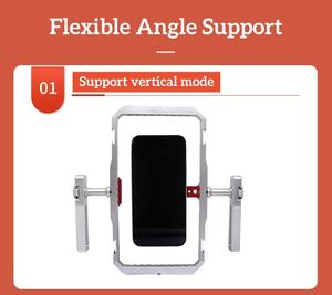 Cage de téléphone magnétique <span class=keywords><strong>pour</strong></span> iPhone compatible avec le dispositif de vlogging de plate-forme de téléphone professionnel en alliage d'aluminium Magsafe - Product Image 3