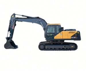 Excavadora de cadenas mediana usada 215VS con motor original, pocas horas, buen estado, incluye motor, bomba, caja de cambios, PLC y 1 año de garantía en los rodamientos. - Product Image 1