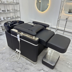 Sillas <span class=keywords><strong>de</strong></span> Lavado <span class=keywords><strong>de</strong></span> Cabello con <span class=keywords><strong>Masaje</strong></span> <span class=keywords><strong>de</strong></span> Cabeza, Spa, Champú Multifuncional Eléctrico, Silla Reclinable <span class=keywords><strong>de</strong></span> Cuero Sintético - Product Image 2