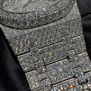 Pass Diamond Tester Hip Hop Iced Out Reloj de joyería automático Reloj de pulsera mecánico de lujo Buss Down VVS Reloj de moissanita - Product Image 4