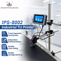 Codeur à jet d'encre industriel IPS-8002 208 m/min avec tête d'impression chauffante pour le codage dans les zones de production à froid