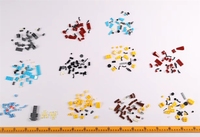 Ensemble de blocs de construction en plastique MOC de 172 pièces, modèle 2880, voiture de sport, supercar, course, jouet éducatif unisexe pour collection