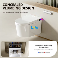 Dissimulé caché réservoir d'eau placard à eau mural Intelligent placard à eau salle de bain en céramique mur suspendu Smart toilette commode