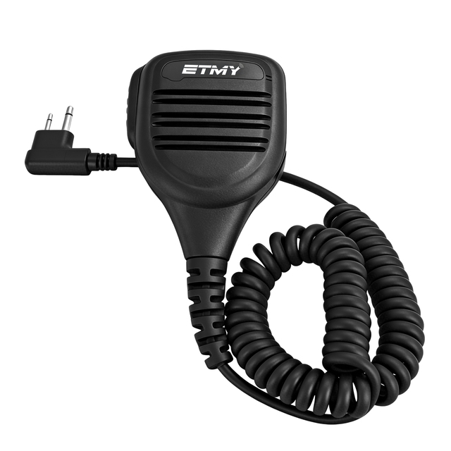 ET-MH71 Remote Microphone IP55 with 2.5 mm Jack 2 pin for DEP250 DEP450 CP150 CP160 CP180 Walkie Talkie Two Way Radio Speaker