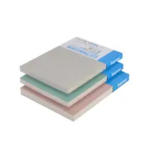 Plaques de plâtre d'isolation phonique knop de 12mm, 10 pièces, plaques de plâtre de haute qualité, plâtre naturel pur, Partition murale interne