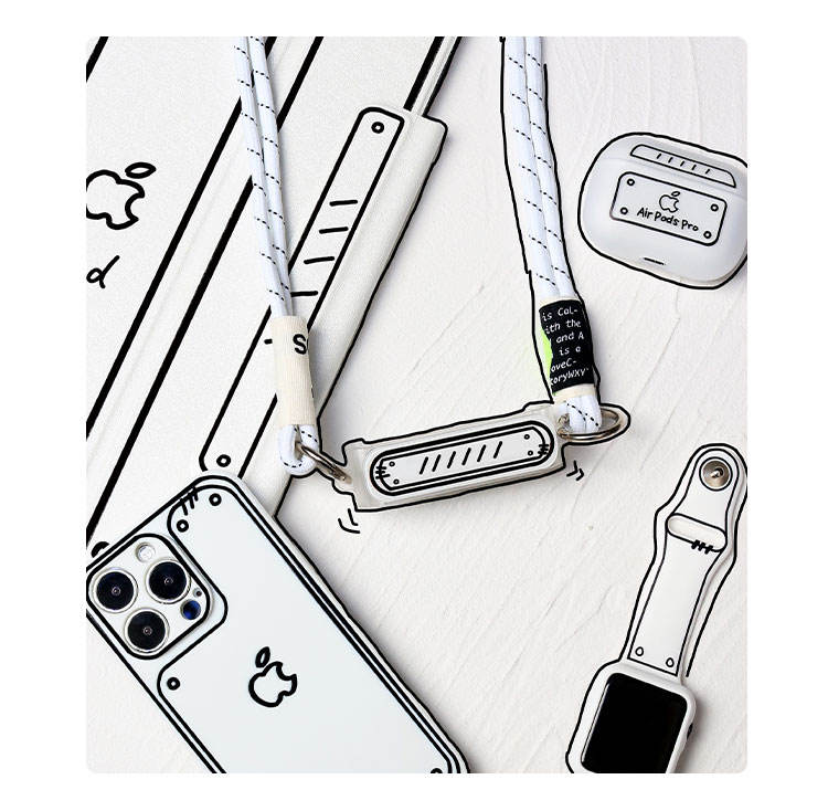 Clip arrière secondaire + corde longue blanche