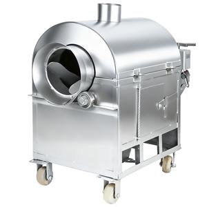 Máquina Comercial Totalmente Automática de Pequeña Escala para Asar Granos Múltiples: Nueces, Castañas, Café, Cacahuetes y Maíz, Ideal para Puestos Ambulantes - Product Image 1