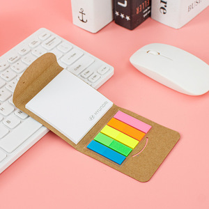 Supply of kraft paper multi-color striped <b>sticky</b> <b>notes</b>, multi-use colored index stickers, and logo printing available. - Product Image 4