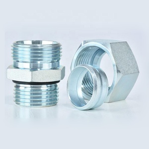 1CB <strong>Hydraulic</strong> Hose Adaptor Fitting BSPP Male/Metric Male Adapter - Product Image 6