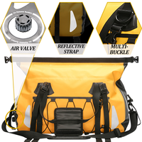 40L Outdoor Sports Camping Storage Travel Duffel Bag New Stylish Roll Top PVC Dry Bags Waterproof Backpack for Outdoor Travel