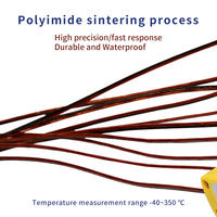 Termopar Tipo K SMPW-K-M con Conector de Poliimida y Junta de Soldadura 350 ℃   Resistente a Altas Temperaturas