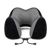 Ensemble de voyage confortable en mousse à mémoire de forme en U pour le cou, avec masque de sommeil pour avion et bouchons d'oreilles, portable, vente en gros, fourniture OEM