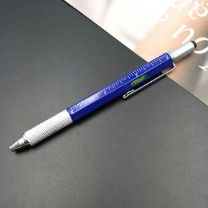 Promotional Hexagonal Twist Brass Copper Body Heavy Metal Design 0.7mm Blue/Black <b>Ink</b> Logo Ballpoint Pen Cross Parker <b>Refill</b> - Product Image 1