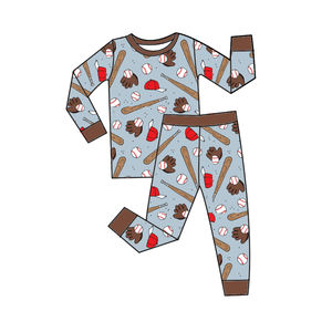 Setelan Piyama Rajut Bambu/Spandex Unisex Bayi Balita Motif Hewan Ritsleting Dua Arah Romper Kasual Tema Hari Valentine - Product Image 4