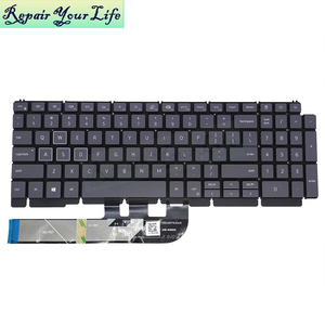 Preto Novo EUA Teclado Do Portátil Para <span class=keywords><strong>DELL</strong></span> G15 5510 G17 G15 5510/5511/5515 Vostro 5590 7500 0R2GPD PK1336N1B00 com RGB backlit - Product Image 2