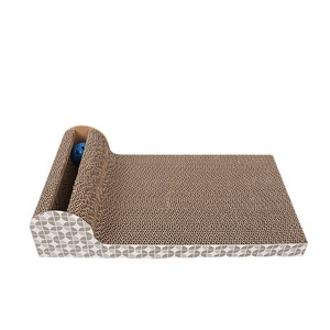 Griffoir pour chat en carton, motif géométrique, durable, pour intérieur, pour chats - Product Image 4