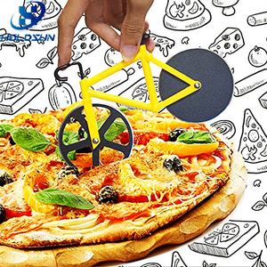 Rotella Tagliapizza a Forma <span class=keywords><strong>di</strong></span> Bicicletta in Acciaio Inossidabile, Personalizzabile, Divertente e Sicura per Alimenti, con Supporto per Tagliare la <span class=keywords><strong>Pizza</strong></span> - Product Image 5
