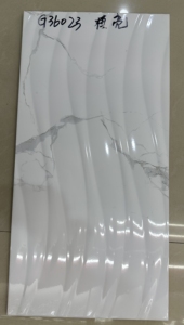 Hiện đại 3D dập nổi 300x600 mét trắng gốm ốp tường cho phòng tắm firebrick chức năng cho nội thất sử dụng biên giới gạch thiết kế - Product Image 6