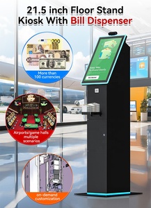 Quiosco de Autoservicio USW con Monitor Táctil Capacitivo de 23.8'', Juegos de Habilidad, Pago ATM, Dispensador de Billetes/Efectivo, <span class=keywords><strong>Lector</strong></span> de Códigos de Barras para Lotería - Product Image 6