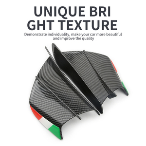 Alerón de alerón popular caliente Color carbono Scooter motocicleta carenado delantero de plástico Winglets laterales - Product Image 5