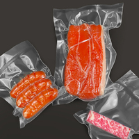 Sacs sous vide en nylon gaufré pour légumes, fruits de mer, viande – Sachets à 3 soudures latérales – Emballage souple pour scelleuse sous vide