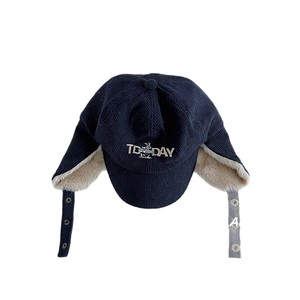 Casquette de baseball en velours côtelé avec doublure en polaire, chapeau unisexe automne-hiver pour couple, design bec de canard amincissant le visage - Product Image 5