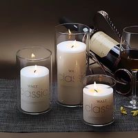 Vente en gros de pots à bougies en verre borosilicate de haute qualité, résistants à la chaleur, non toxiques, parfumés, avec logo personnalisé et différentes capacités