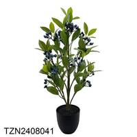 Tizen Nearly Natural Arbre de pommier et Citronnier artificiel en pot vert, vente en gros d'usine