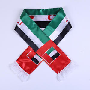 En gros 14*130cm Satin Drapeau Palestinien Écharpe EAU Palestine Soudanais <span class=keywords><strong>Arabe</strong></span> Saoudien Irak Châle Impression Numérique Fête Nationale - Product Image 4