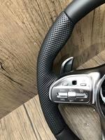 Volant de style racing pour l'amélioration de l'intérieur de la voiture, pour Mercedes Benz Classe V W447 Sprinter W906 W907, volant en cuir