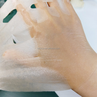 Masque facial Proyons TEA30 30gsm blanc 100% fibre de thé, contrôle du sébum, soin de la peau, beauté du visage, non-tissé spunlace sec 220x200mm