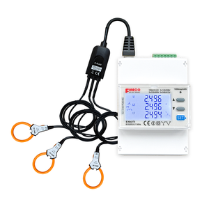 Dispositif de surveillance et de gestion de l'énergie Modbus <span class=keywords><strong>Fineco</strong></span> EM4371 0,33 V, compteur d'énergie triphasé, plug-and-play, léger, bobine de Rogowski - Product Image 1