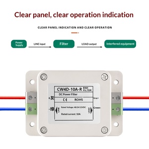 Filtro de Alimentación CC para Automóvil, Terminal CW4D-10A-R 3A/6A/10A/20A/30A Anti-interferencia 12V/24V - Product Image 3