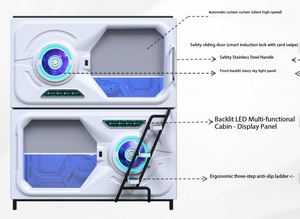 Cama Cápsula Espacial para Niños, Moderna y Elegante, para Dormir Tranquilo en el Dormitorio de Adolescentes - Product Image 2