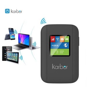 Karbor WiFi6 4G LTE Mobile Hotspot 150Mbps Router WiFi portátil con batería VPN y funciones QoS para SOHO Travel Wireless Router - Product Image 4