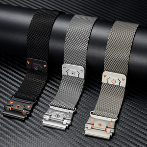Bracelets de montre universels en acier inoxydable de 22 mm pour Huawei Watch GT6pro 46 mm, bracelet magnétique milanais pour Galaxy Watch 7/6/5/4 - Product Image 3