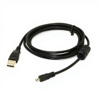 Câble de données USB pour appareil photo Nikon S01L810, S31L25L26D5300, câble de transfert UC-E6 UC-E16, OEM, vente en gros, durable, cordon de remplacement