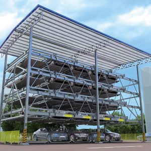 Conception automatique de système de stationnement de voiture multi-espace avec l'ascenseur de voiture de <span class=keywords><strong>concept</strong></span> de puzzle de quatre poteaux à vendre pour l'usage de <span class=keywords><strong>garage</strong></span> - Product Image 1