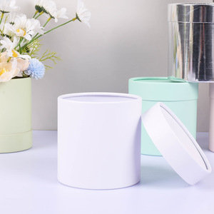 Confezione regalo artigianale con stampo per artigianato e <span class=keywords><strong>regali</strong></span>, scatola di fiori di carta ecologica a tubo tondo di lusso - Product Image 6