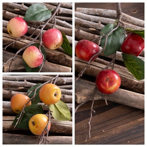 กิ่งแอปเปิ้ลประดิษฐ์ CallaFloral ผลไม้ปลอมพลาสติก ตกแต่งบ้าน รุ่น MW10101 - Product Image 3