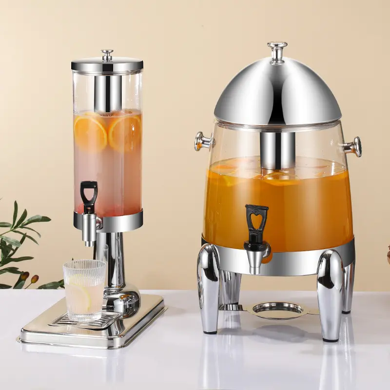 Hotel Catering-Ausstattung Edelstahl 12L Kalter und Heißer Getränk Dispenser Milch Kaffee Soda Bier Saft Party Getränk Dispenser