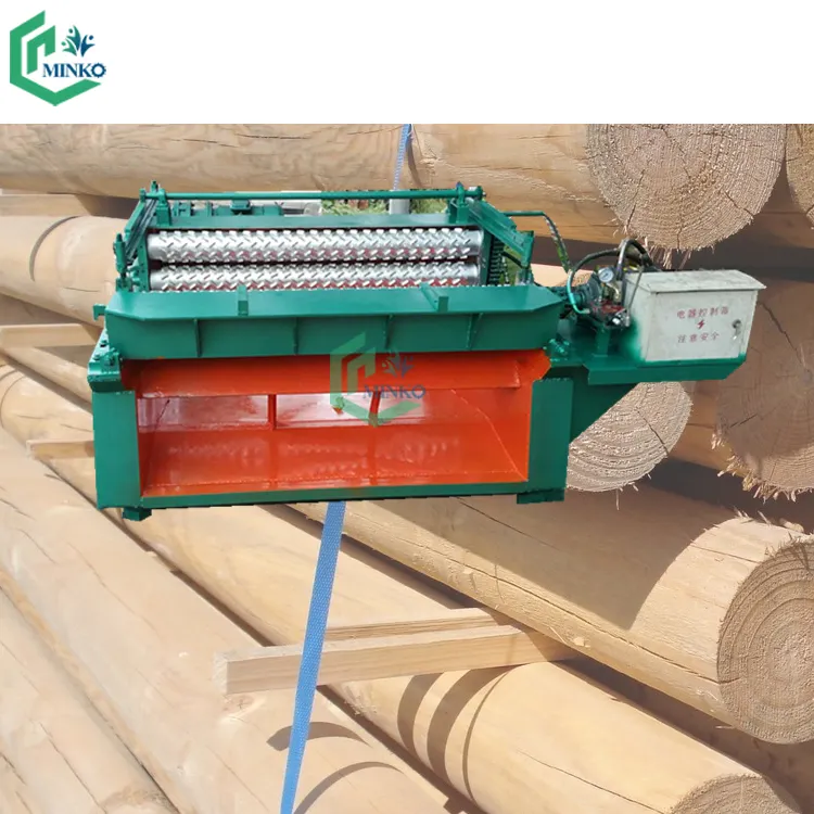 Piccolo residuo log peeling debarker macchina di legno log arrotondamento scortecciatura peeling albero della pelle della macchina