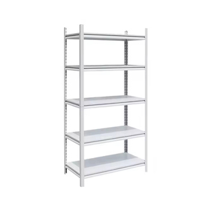 Steel <strong>Shelves</strong> Double Sided 5 Layer Warehouse Lightweight Duty <strong>Storage</strong> Racks Boltless Rivet Shelving for Bedroom - Product Image 5