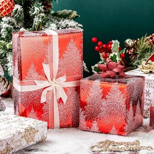 Christmas <b>Wrapping</b> <b>Paper</b> red <b>white</b> double sided <b>wrapping</b> <b>paper</b> Christmas tree pattern <b>wrapping</b> <b>paper</b> Gold Foil <b>Wrapping</b> <b>Paper</b> - Product Image 1