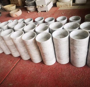 Bán buôn tự nhiên Carrara Trắng vật nuôi Bát Cat Dog <span class=keywords><strong>Feeder</strong></span> mèo nhỏ bằng đá cẩm thạch bát - Product Image 6