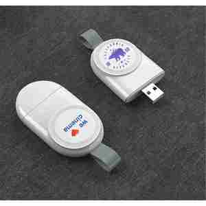 แผ่นรองเมาส์ชาร์จไร้สายแม่เหล็กแบบพกพา 5W พร้อมพิมพ์โลโก้ตามสั่ง วัสดุ ABS ของขวัญส่งเสริมการขายธุรกิจทันสมัย - Product Image 2