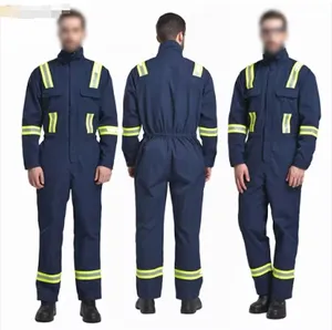 Grosir kualitas tinggi Coverall reflektif pakaian kerja langsung dari pabrik setelan seragam kerja