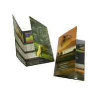 Impression personnalisée de cartes de scores de golf sur papier couché offset, cartes de scores de jeu OEM ODM, vente en gros, publicité promotionnelle